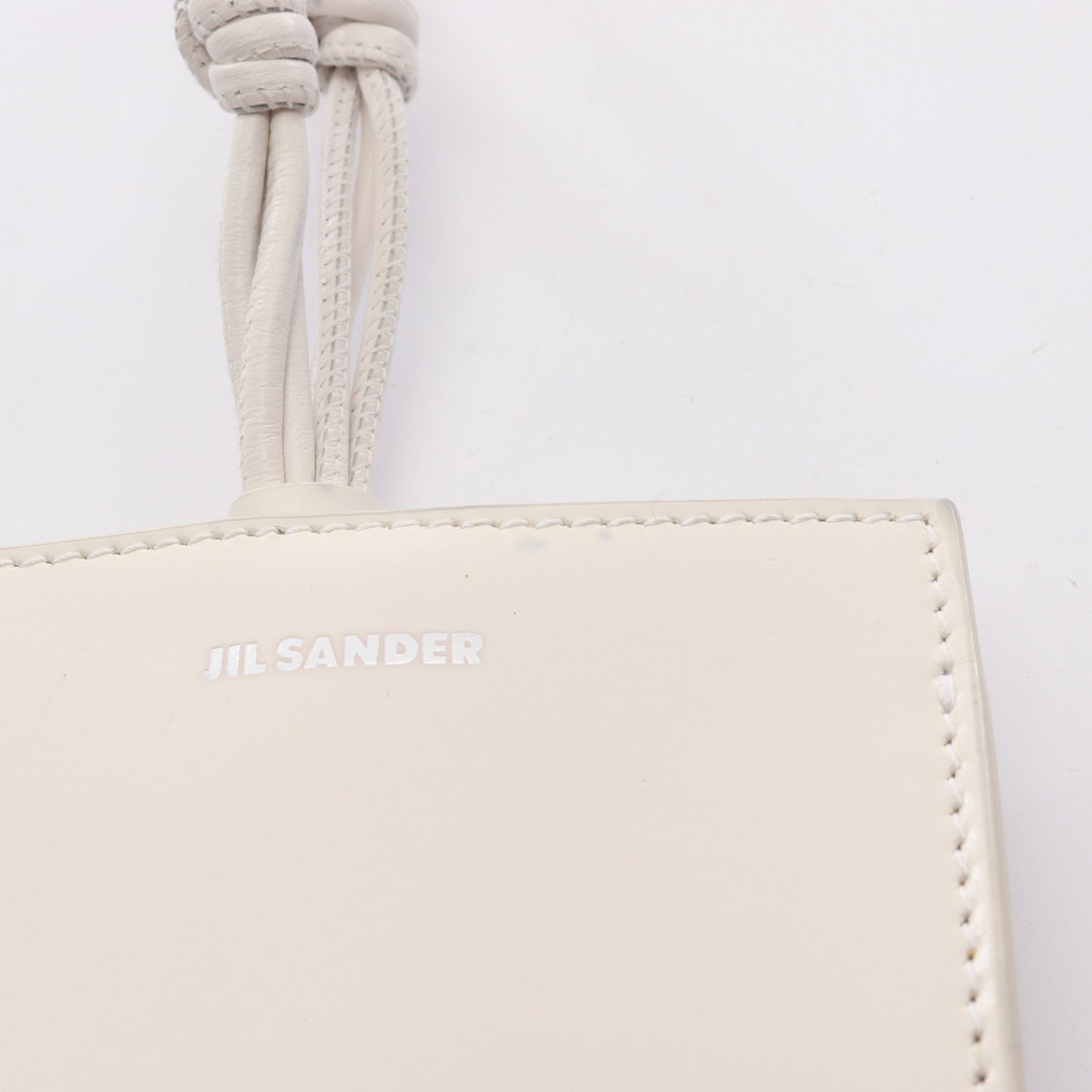 TANGLE タングル フォンケース ショルダーバッグ レザー オフホワイト ジルサンダー バッグ JIL SANDER