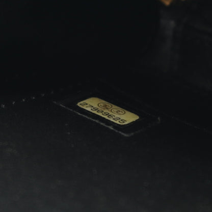 CCフィグリー スモール バニティバッグ チェーンショルダーバッグ ツイード レザー ブラック ゴールド金具 2WAY シャネル バッグ CHANEL