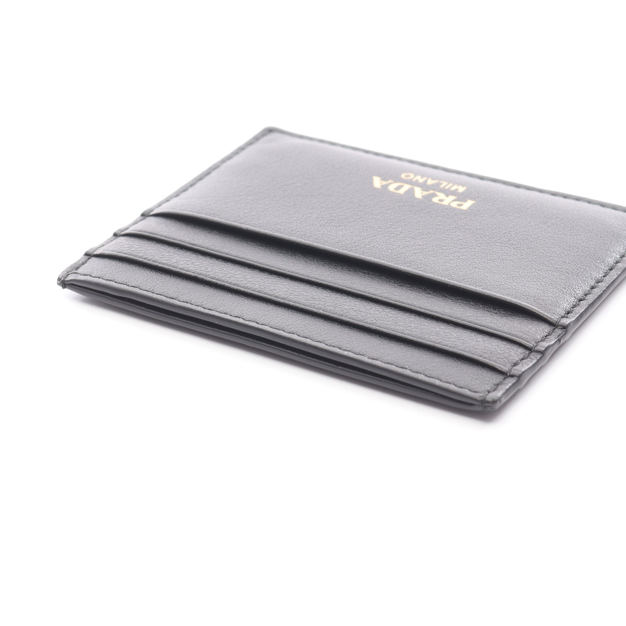 SOFT GRAIN カードケース レザー ブラック プラダ – RECLO