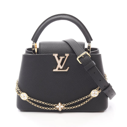 カプシーヌBB ノワール ハンドバッグ トリヨンレザー ブラック 2WAY ルイヴィトン バッグ LOUIS VUITTON