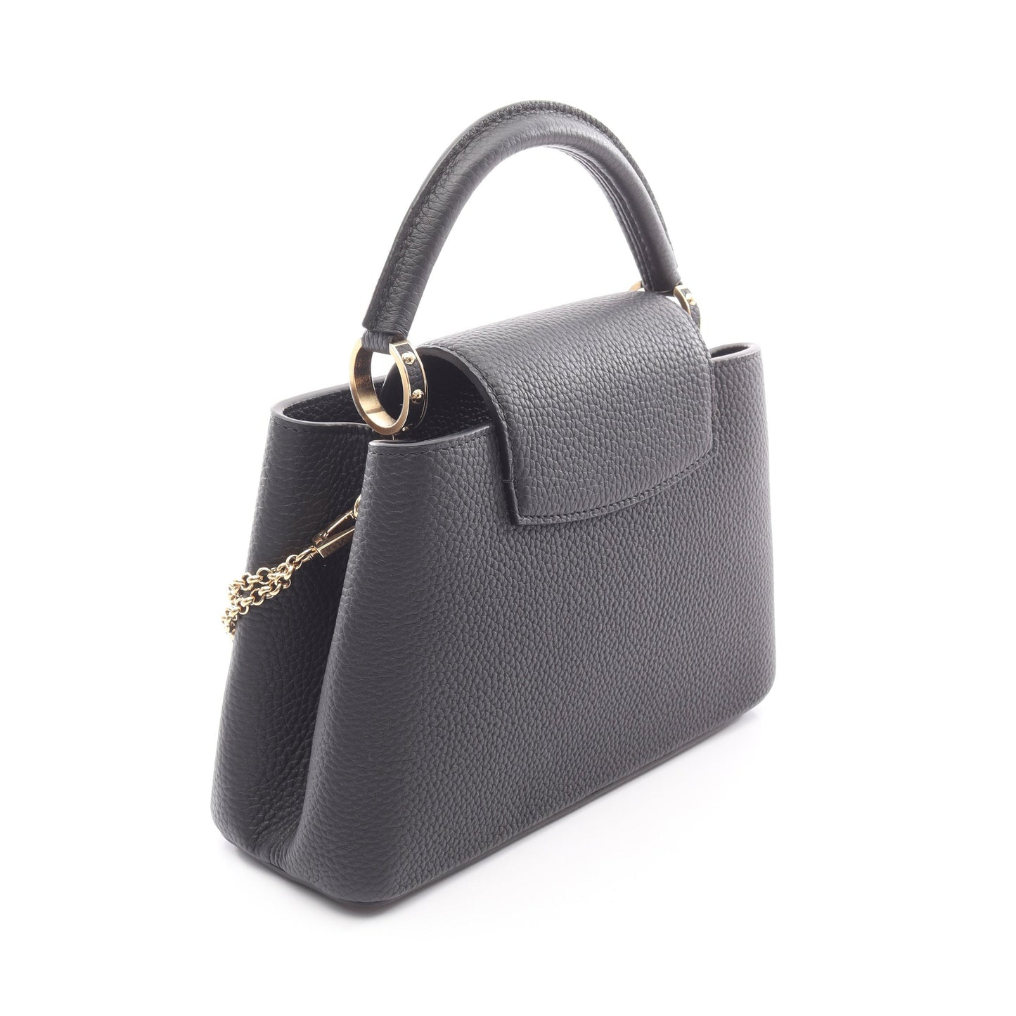 カプシーヌBB ノワール ハンドバッグ トリヨンレザー ブラック 2WAY ルイヴィトン バッグ LOUIS VUITTON