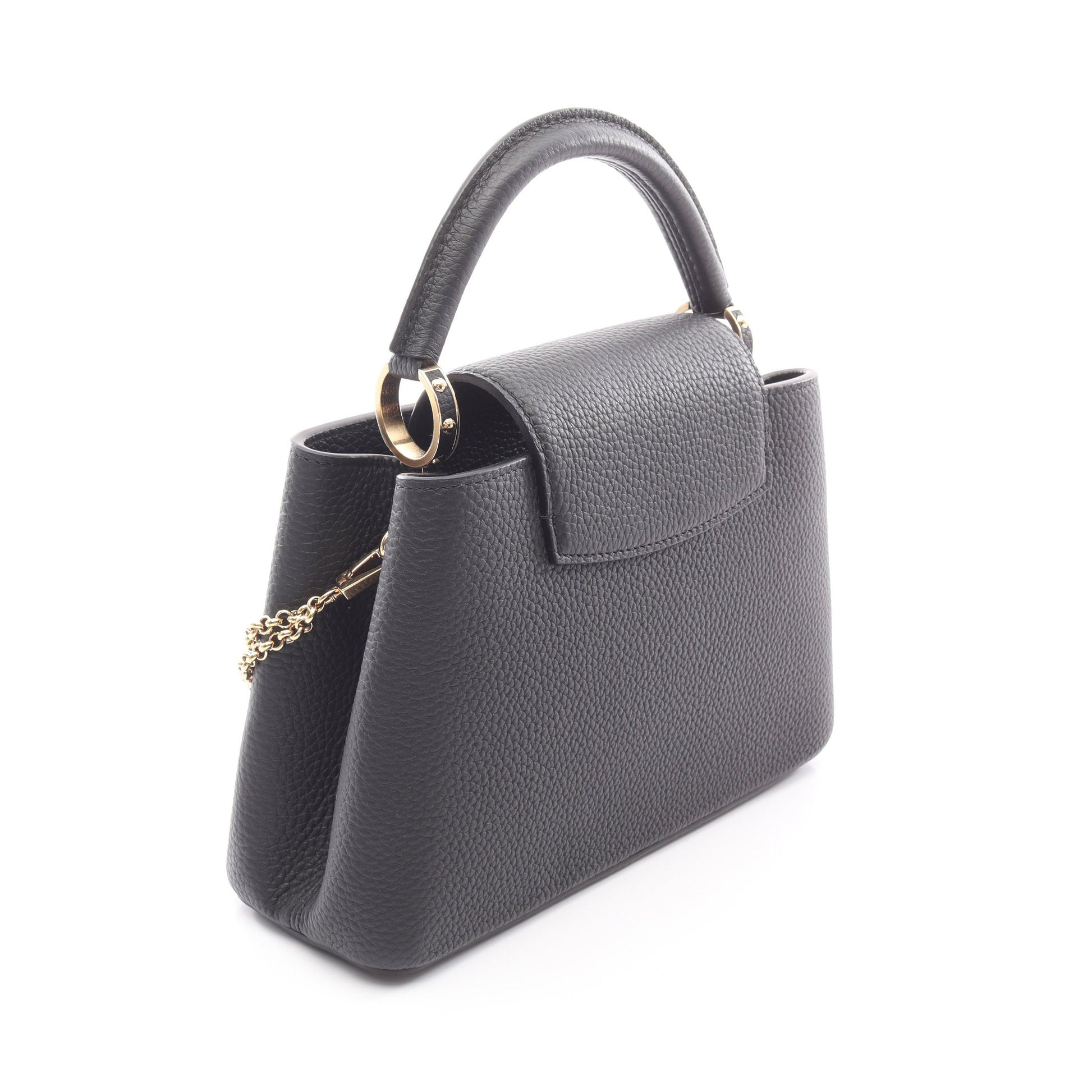 カプシーヌBB ノワール ハンドバッグ トリヨンレザー ブラック 2WAY ルイヴィトン バッグ LOUIS VUITTON