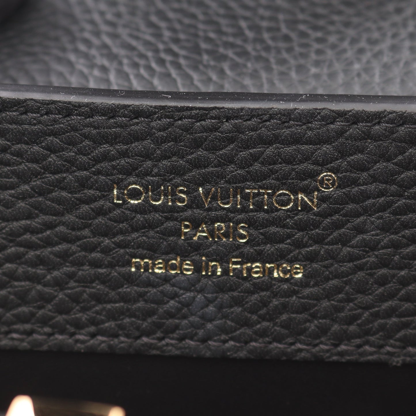 カプシーヌBB ノワール ハンドバッグ トリヨンレザー ブラック 2WAY ルイヴィトン バッグ LOUIS VUITTON