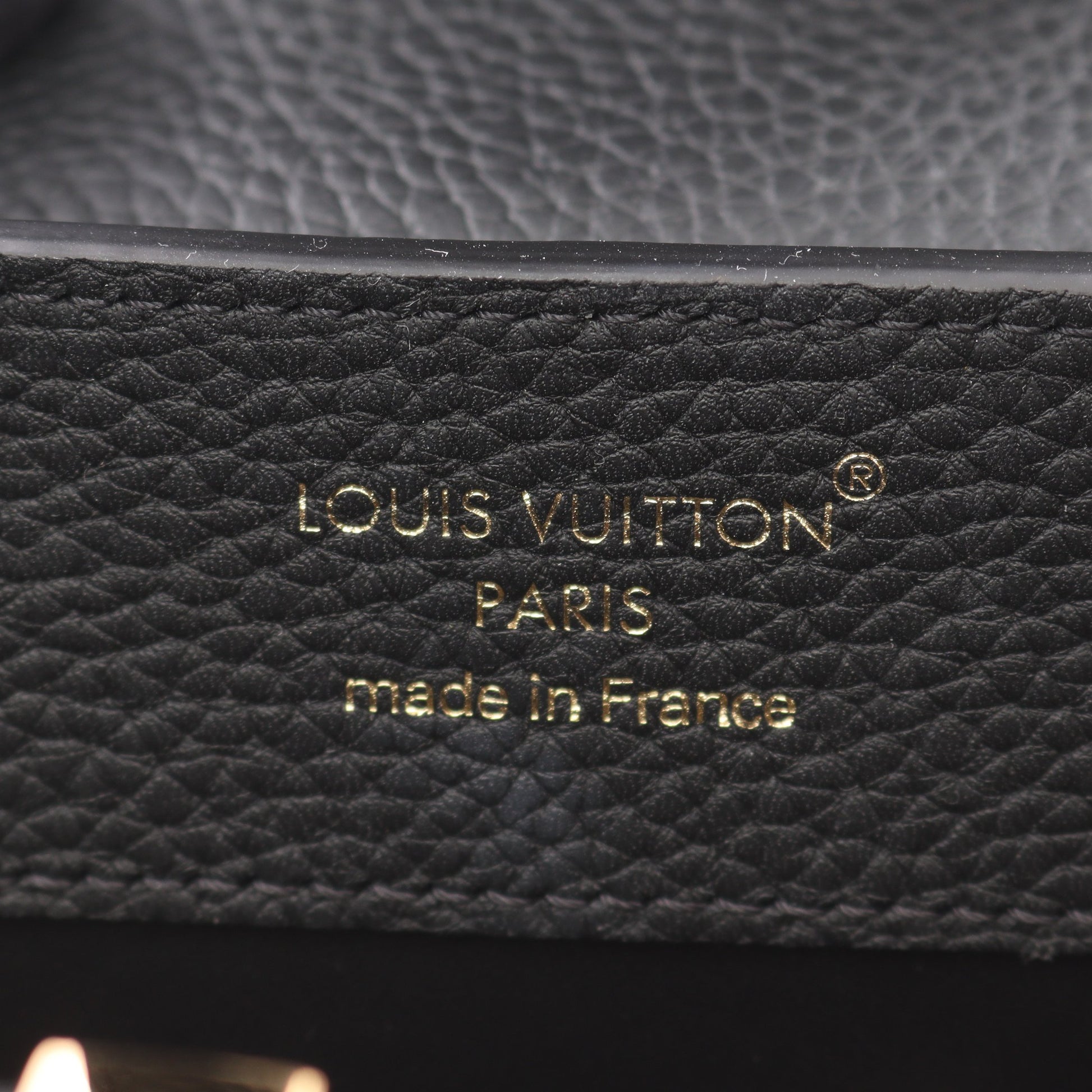 カプシーヌBB ノワール ハンドバッグ トリヨンレザー ブラック 2WAY ルイヴィトン バッグ LOUIS VUITTON