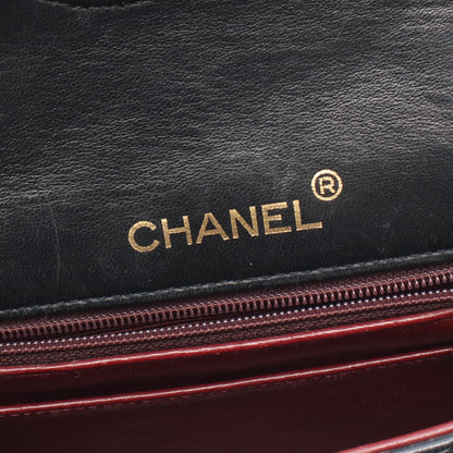 ミニマトラッセ チェーンショルダーバッグ ラムスキン ブラック ゴールド金具 シャネル バッグ CHANEL