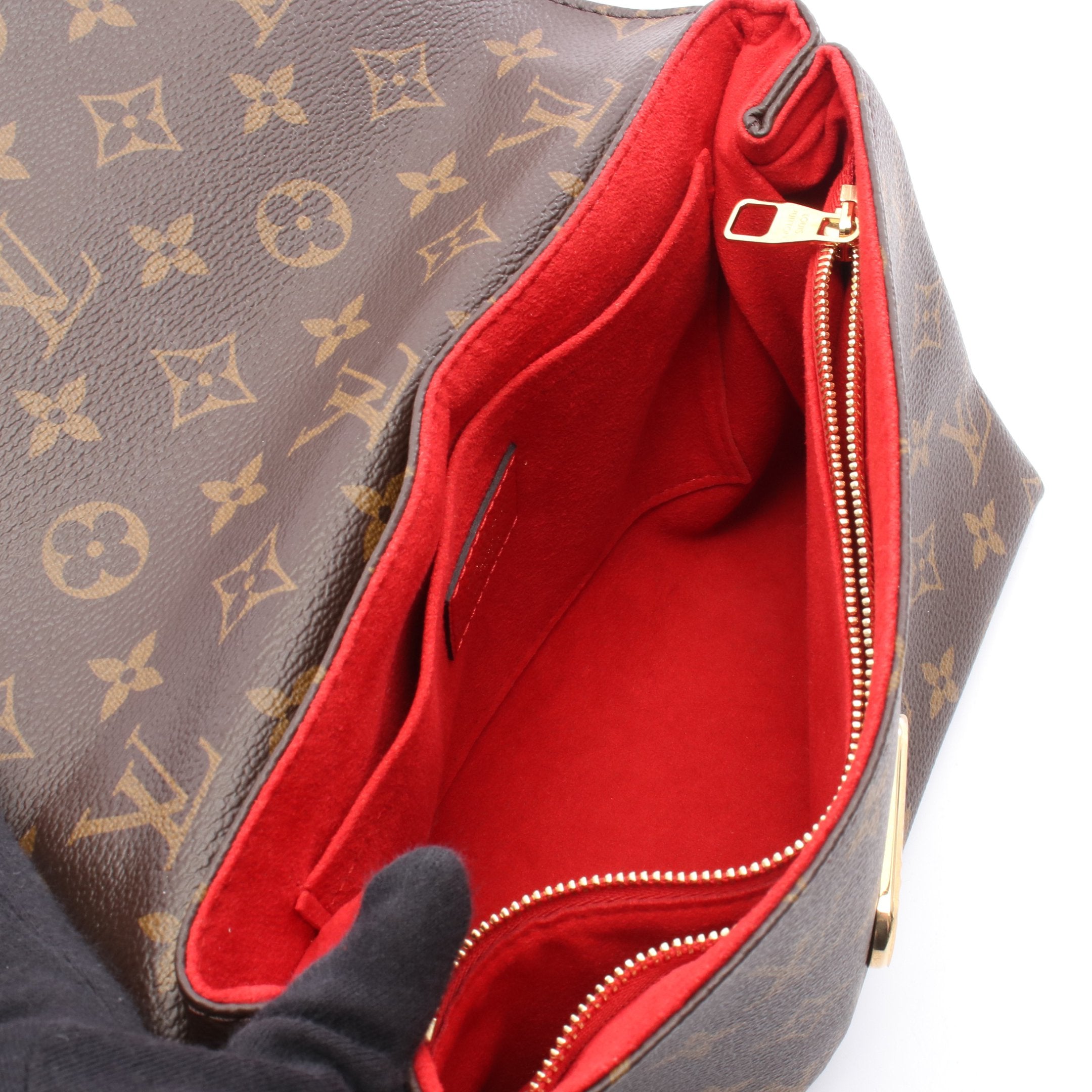 サン プラシード モノグラム スリーズ チェーンショルダーバッグ PVC