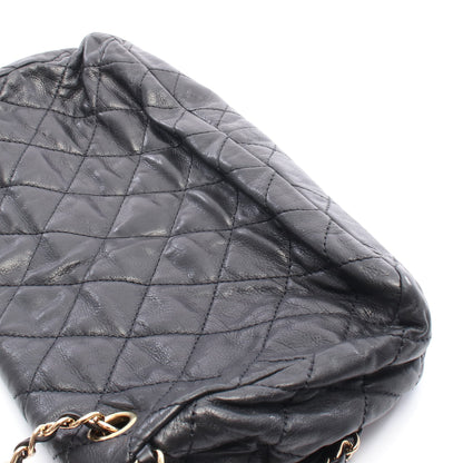 チェーンミー マトラッセ チェーンショルダーバッグ レザー ブラック ゴールド金具 シャネル バッグ CHANEL
