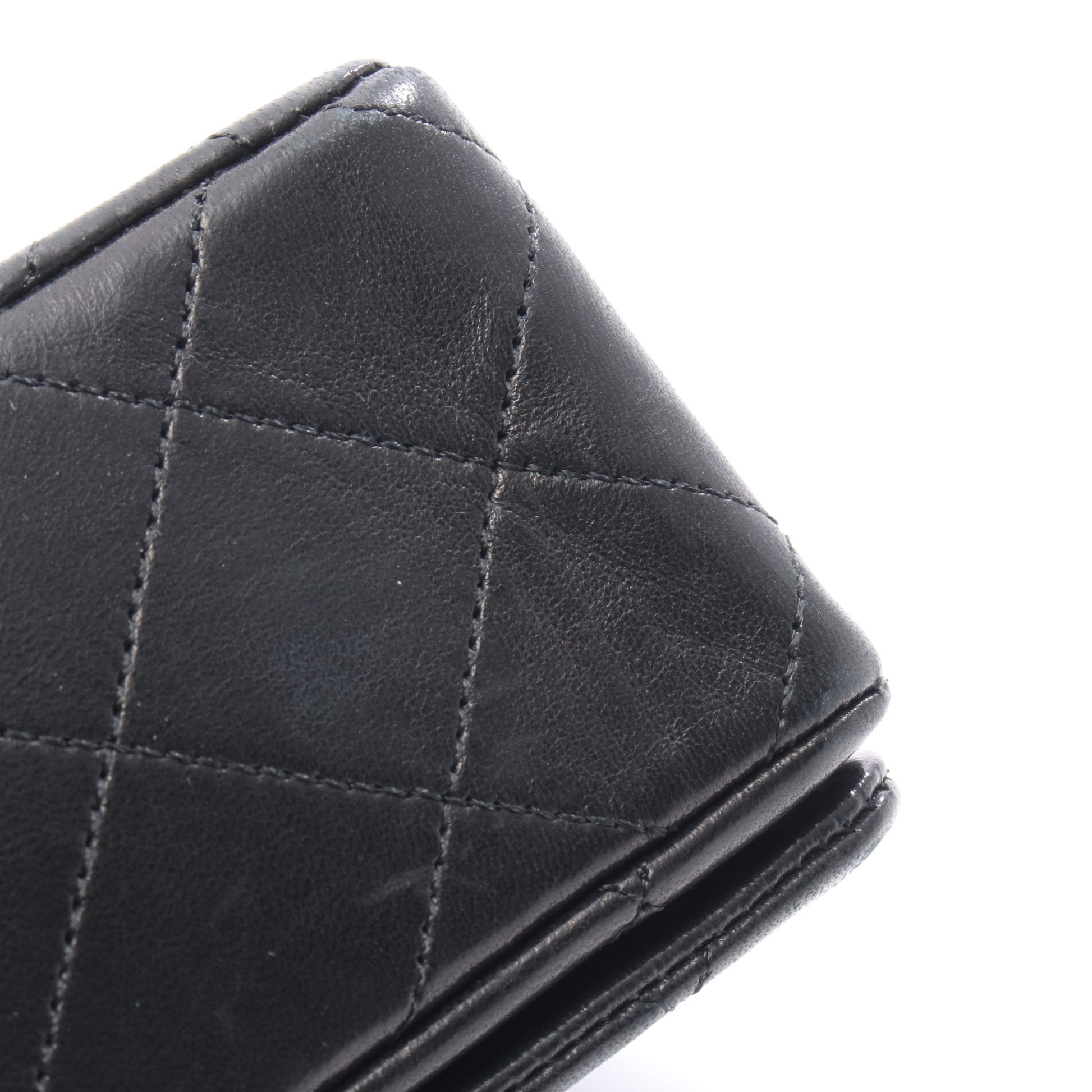 ミニマトラッセ フルフラップ チェーンショルダーバッグ ラムスキン ブラック ゴールド金具 シャネル バッグ CHANEL