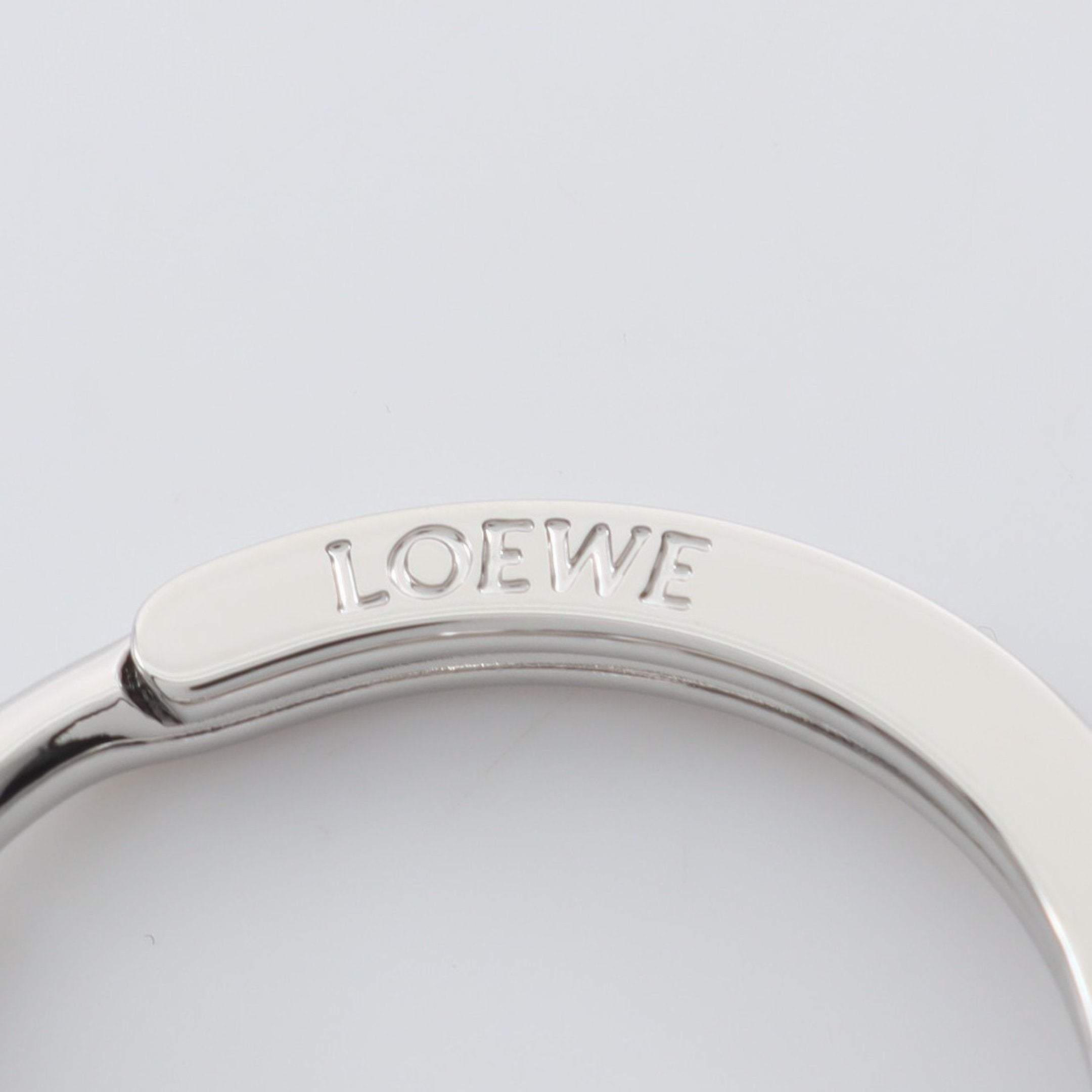 アナグラム キーリング バッグチャーム キーホルダー シルバー ロエベ