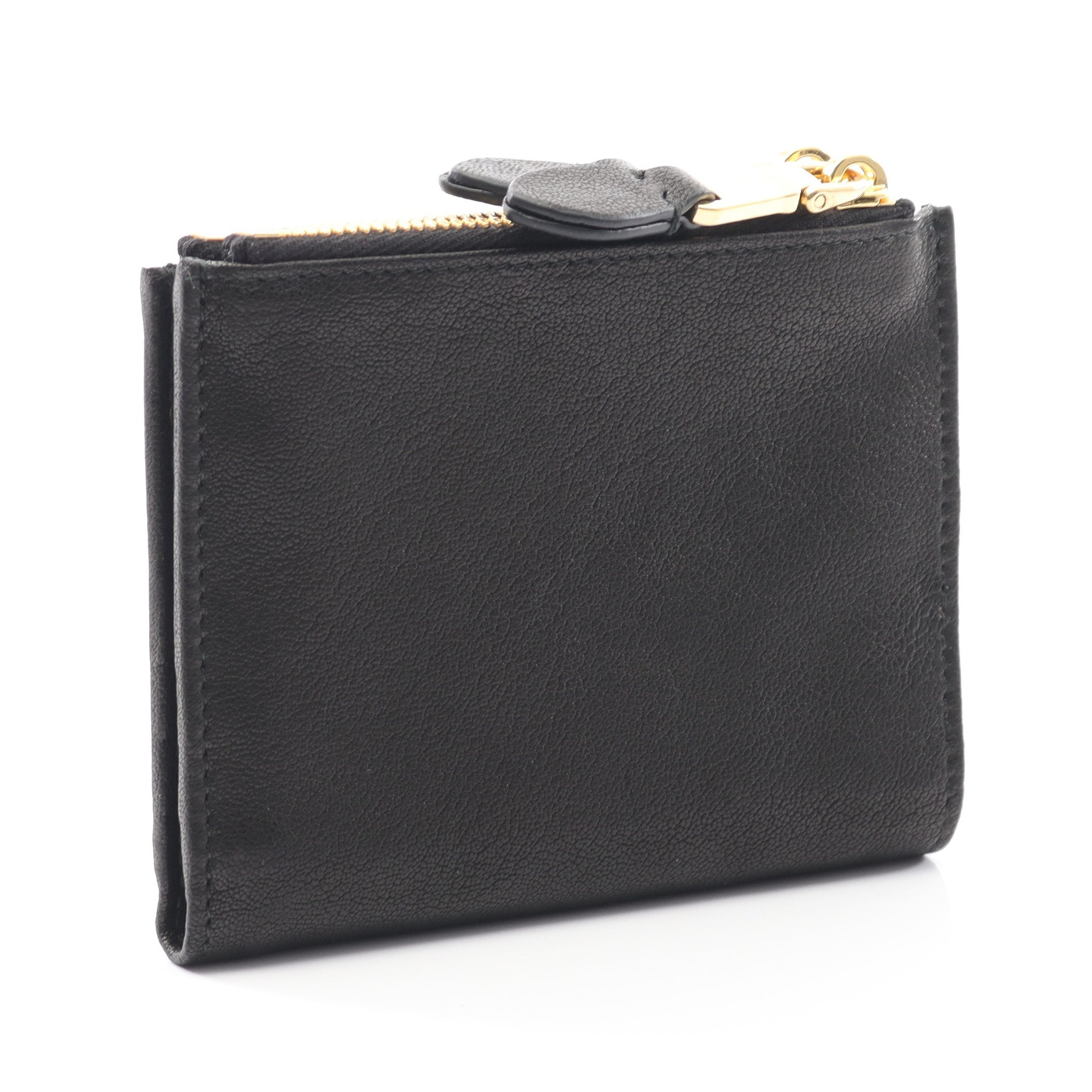 NAPPA AVIATOR 二つ折り財布 レザー ブラック ミュウミュウ – RECLO