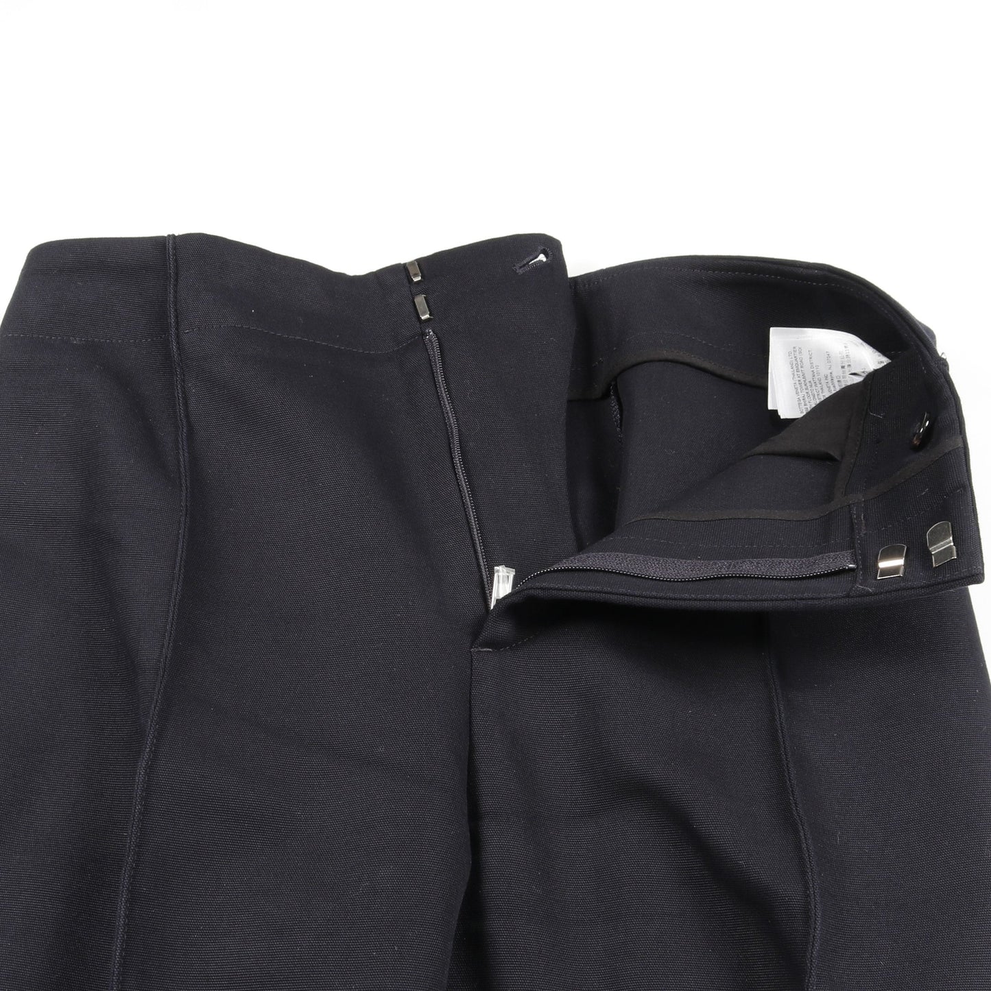 カーブシェイプ パンツ コットン ダークネイビー ボッテガヴェネタ ボトムス BOTTEGA VENETA