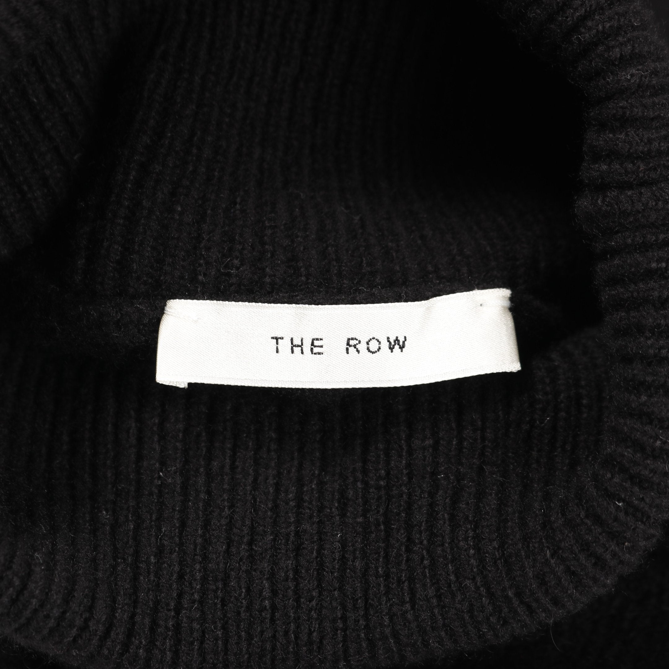 セーター タートルネック ウール カシミヤ ブラック ザロウ – RECLO