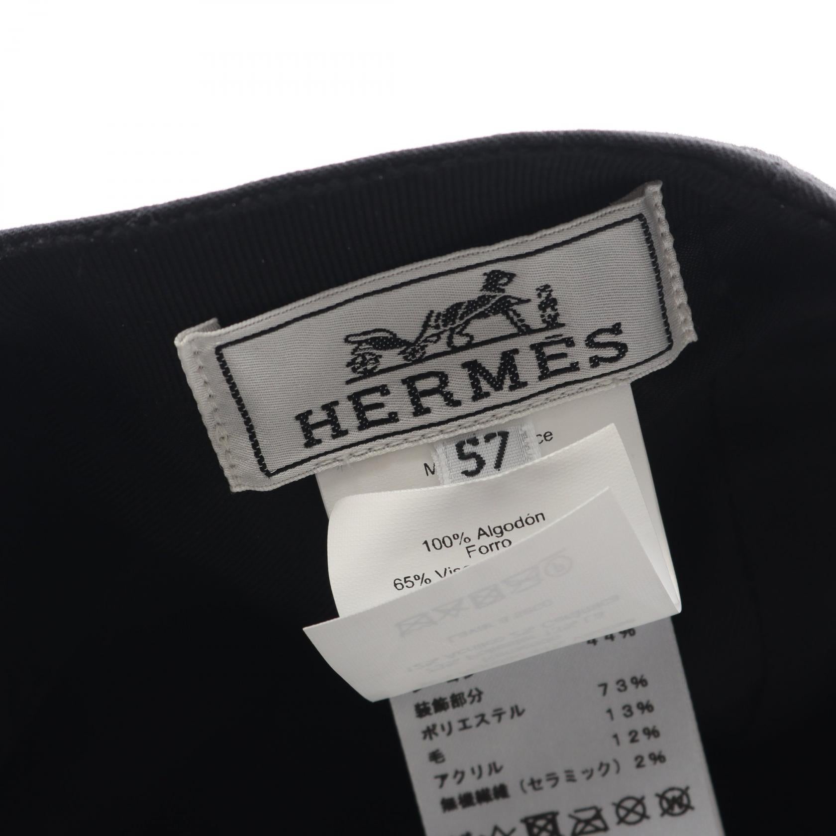 週末限定【新品】エルメス デイヴィス Hセリエ カシミア キャップ HERMES 前面のHバッジが最高に素敵！】☆エルメス☆キャップ セリエ (HERMES
