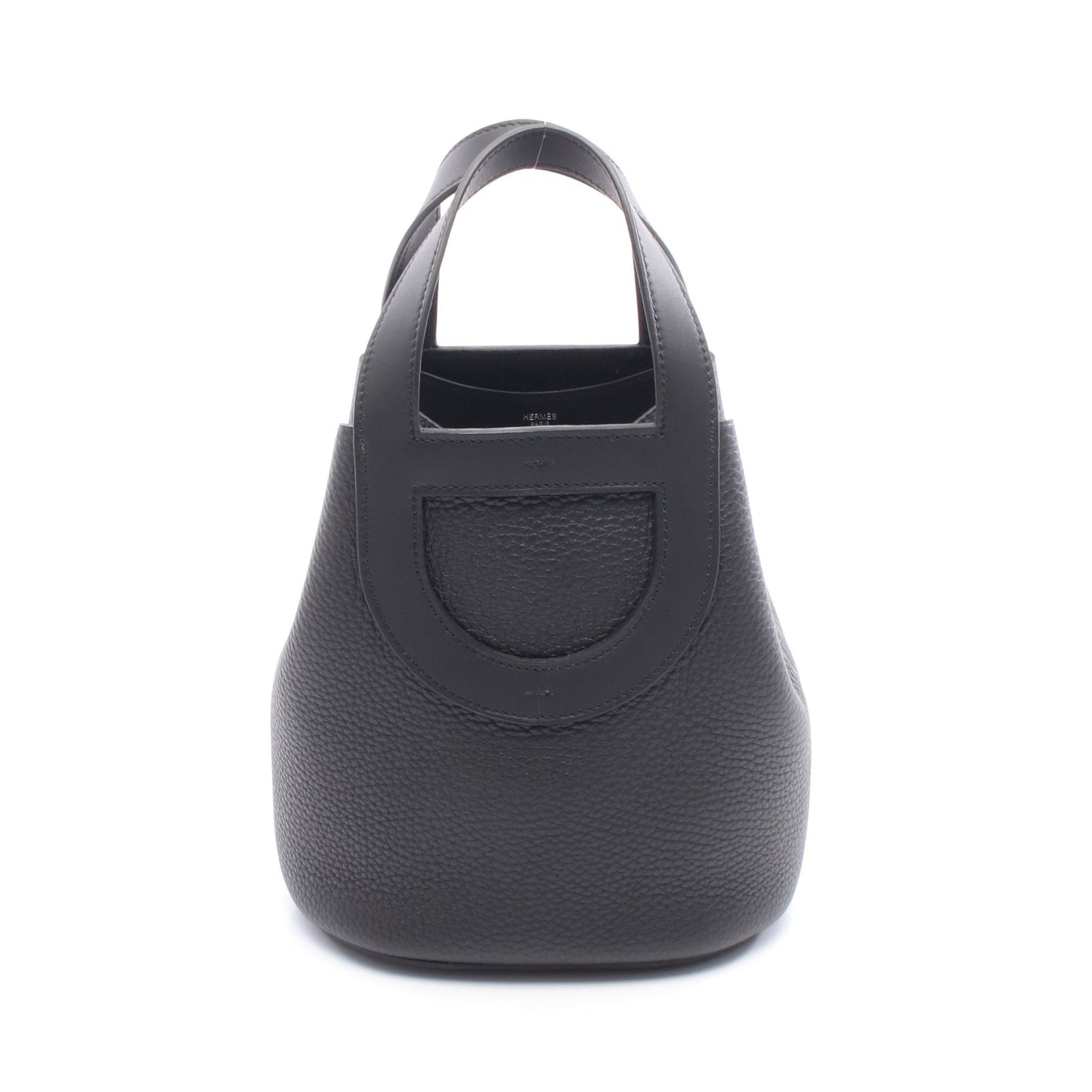 インザループ18 ハンドバッグ トリヨンクレマンス ブラック シルバー金具 W刻印 エルメス バッグ HERMES