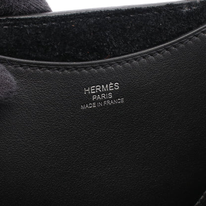 インザループ18 ハンドバッグ トリヨンクレマンス ブラック シルバー金具 W刻印 エルメス バッグ HERMES