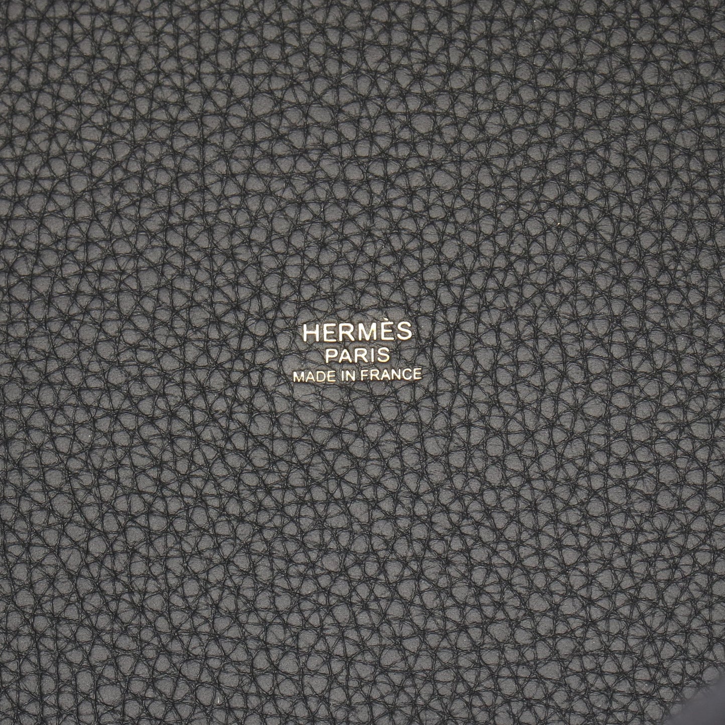 ピコタンロックMM ハンドバッグ トリヨンクレマンス ブラック ゴールド金具 K刻印 エルメス バッグ HERMES