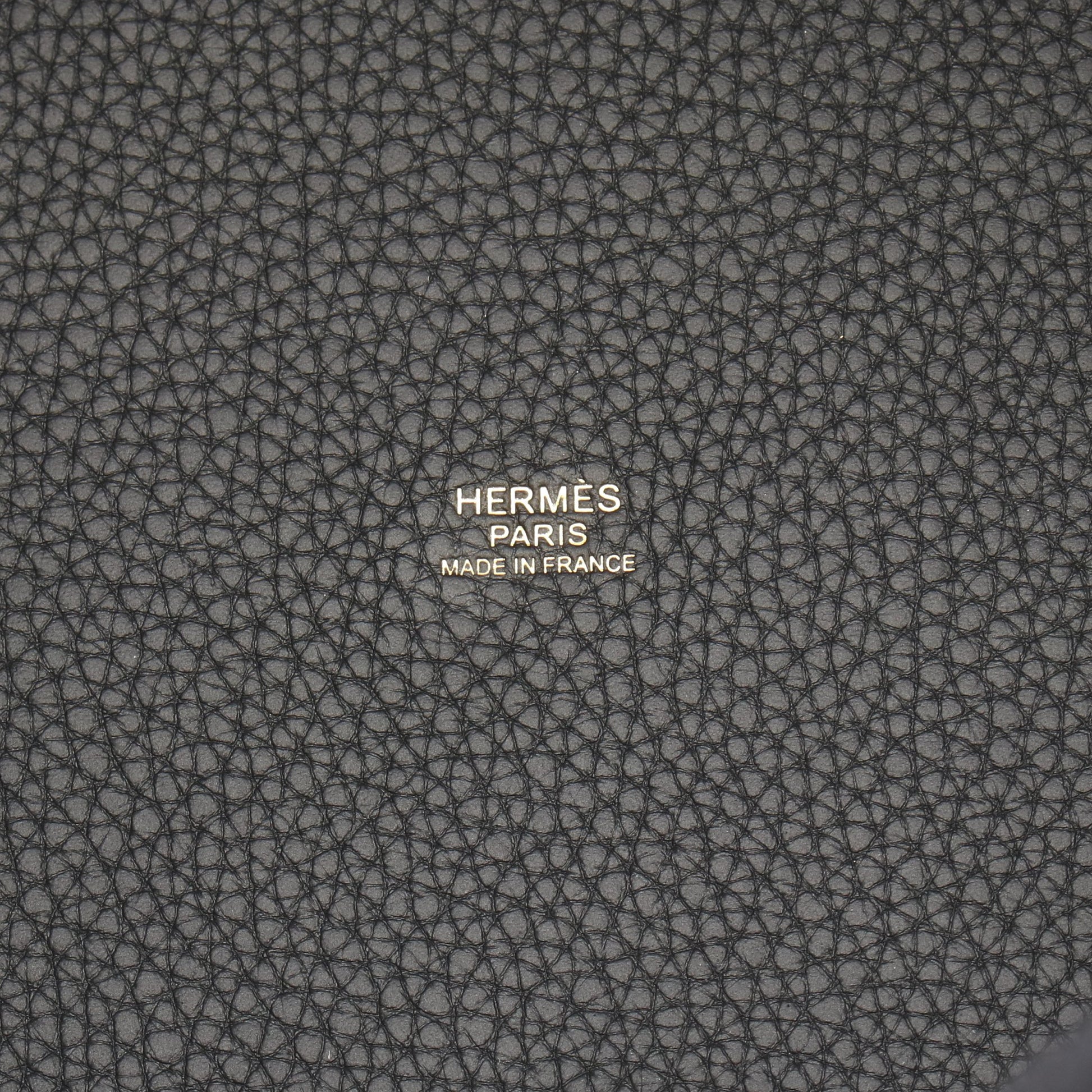 ピコタンロックMM ハンドバッグ トリヨンクレマンス ブラック ゴールド金具 K刻印 エルメス バッグ HERMES