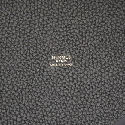 ピコタンロックMM ハンドバッグ トリヨンクレマンス ブラック ゴールド金具 K刻印 エルメス バッグ HERMES