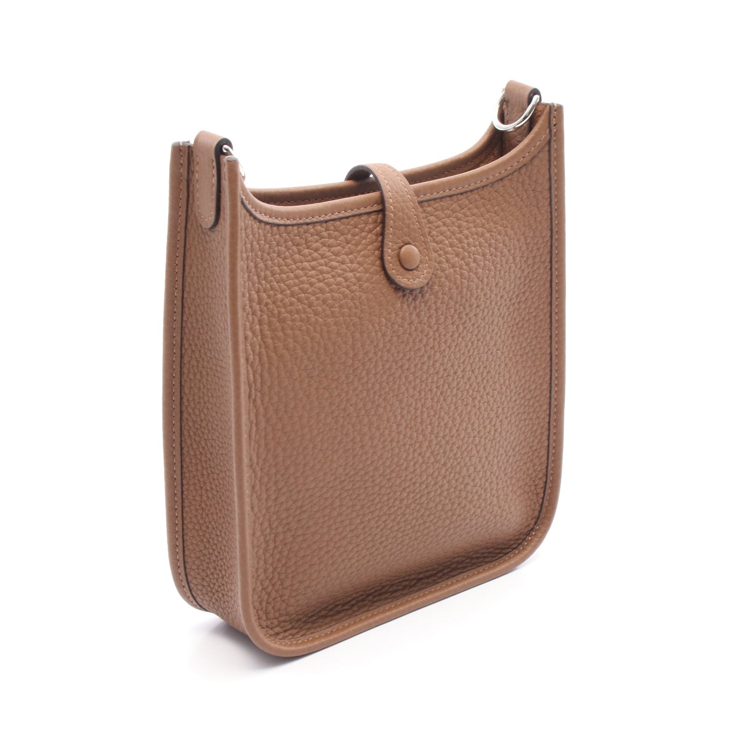エヴリンTPM ブロンズ ショルダーバッグ トリヨンクレマンス ブラウン シルバー金具 K刻印 エルメス バッグ HERMES