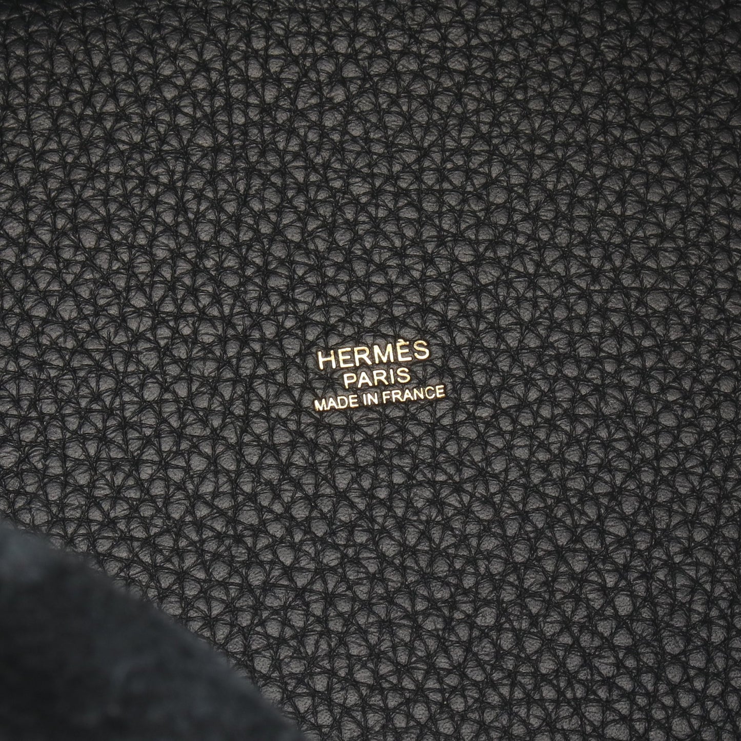 ピコタンロックPM ハンドバッグ トリヨンクレマンス ブラック ゴールド金具 K刻印 エルメス バッグ HERMES