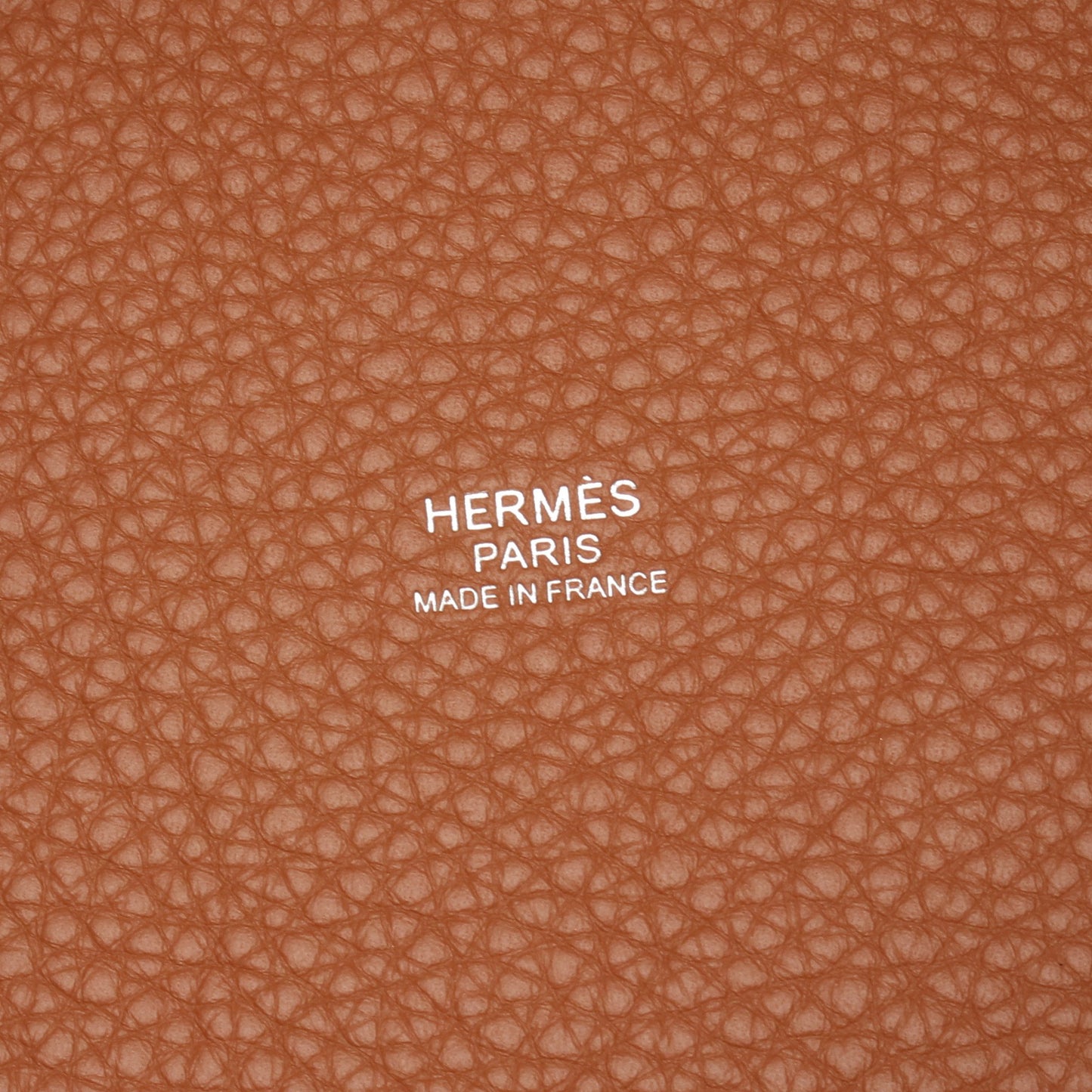 ピコタンロックPM ゴールド ハンドバッグ トリヨンクレマンス ブラウン シルバー金具 K刻印 エルメス バッグ HERMES
