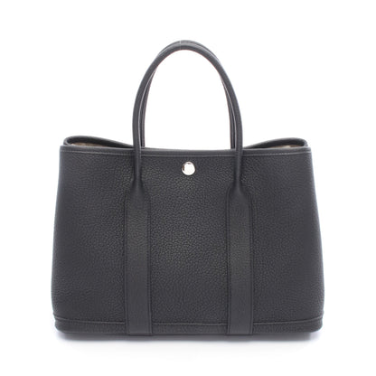 ガーデンパーティTPM ハンドバッグ トートバッグ ネゴンダ ブラック シルバー金具 K刻印 エルメス バッグ HERMES