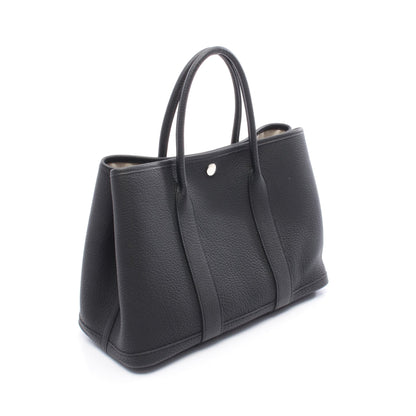 ガーデンパーティTPM ハンドバッグ トートバッグ ネゴンダ ブラック シルバー金具 K刻印 エルメス バッグ HERMES