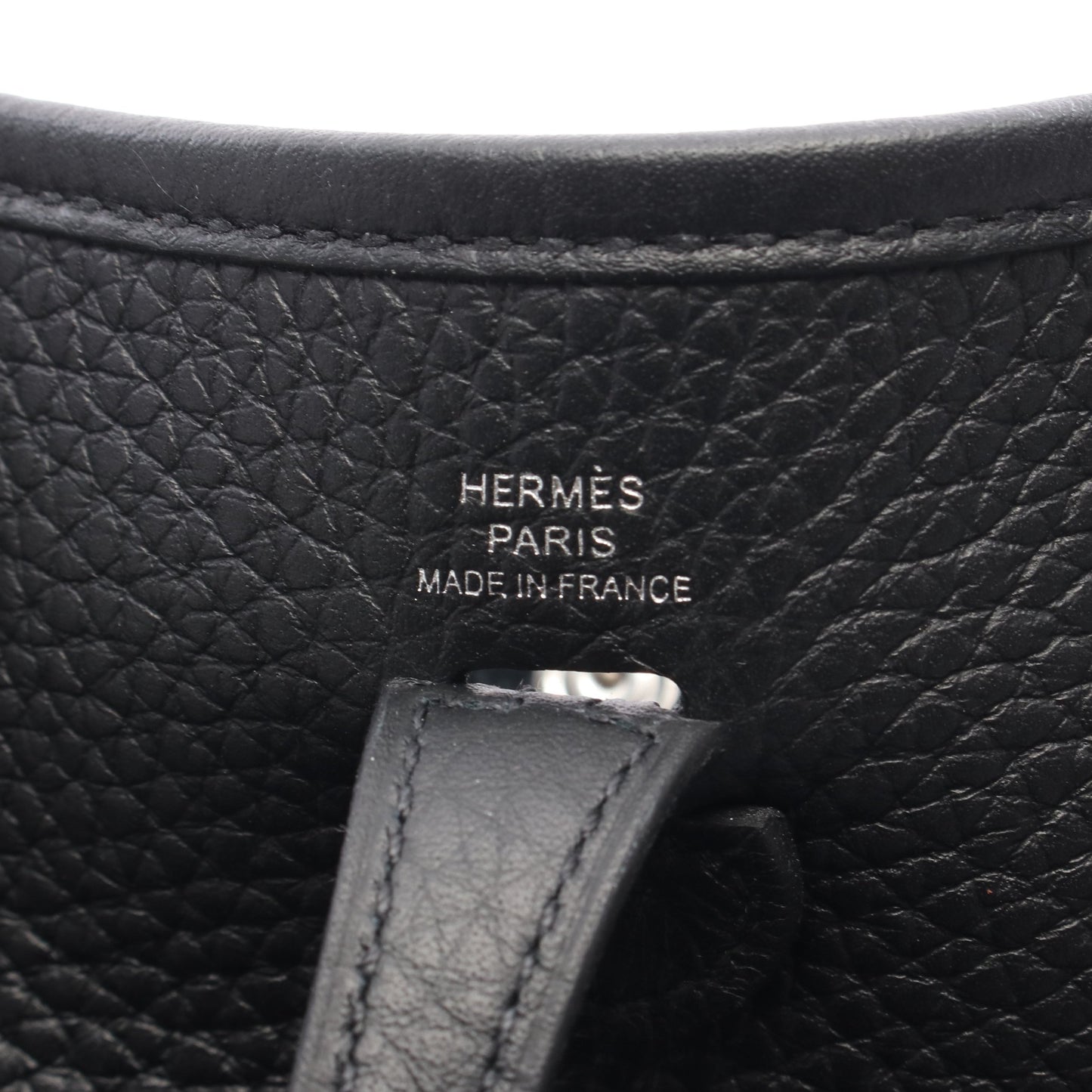 エヴリンTPM ショルダーバッグ トリヨンクレマンス ブラック シルバー金具 K刻印 エルメス バッグ HERMES