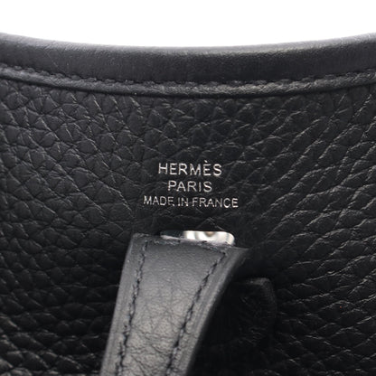 エヴリンTPM ショルダーバッグ トリヨンクレマンス ブラック シルバー金具 K刻印 エルメス バッグ HERMES