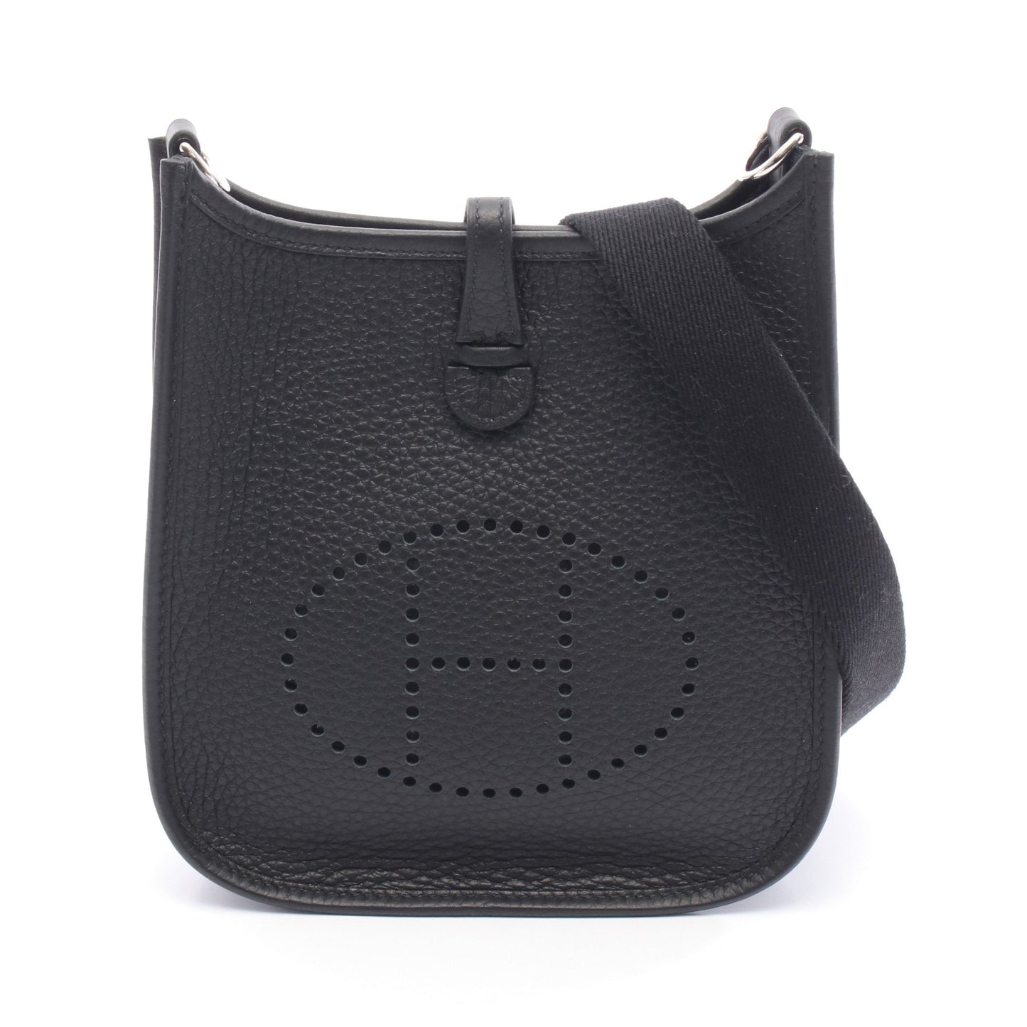 エヴリンTPM ショルダーバッグ トリヨンクレマンス ブラック シルバー金具 K刻印 エルメス バッグ HERMES