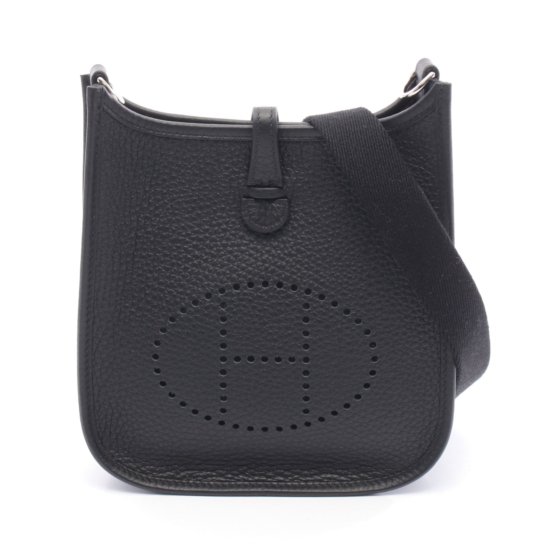 エヴリンTPM ショルダーバッグ トリヨンクレマンス ブラック シルバー金具 K刻印 エルメス バッグ HERMES