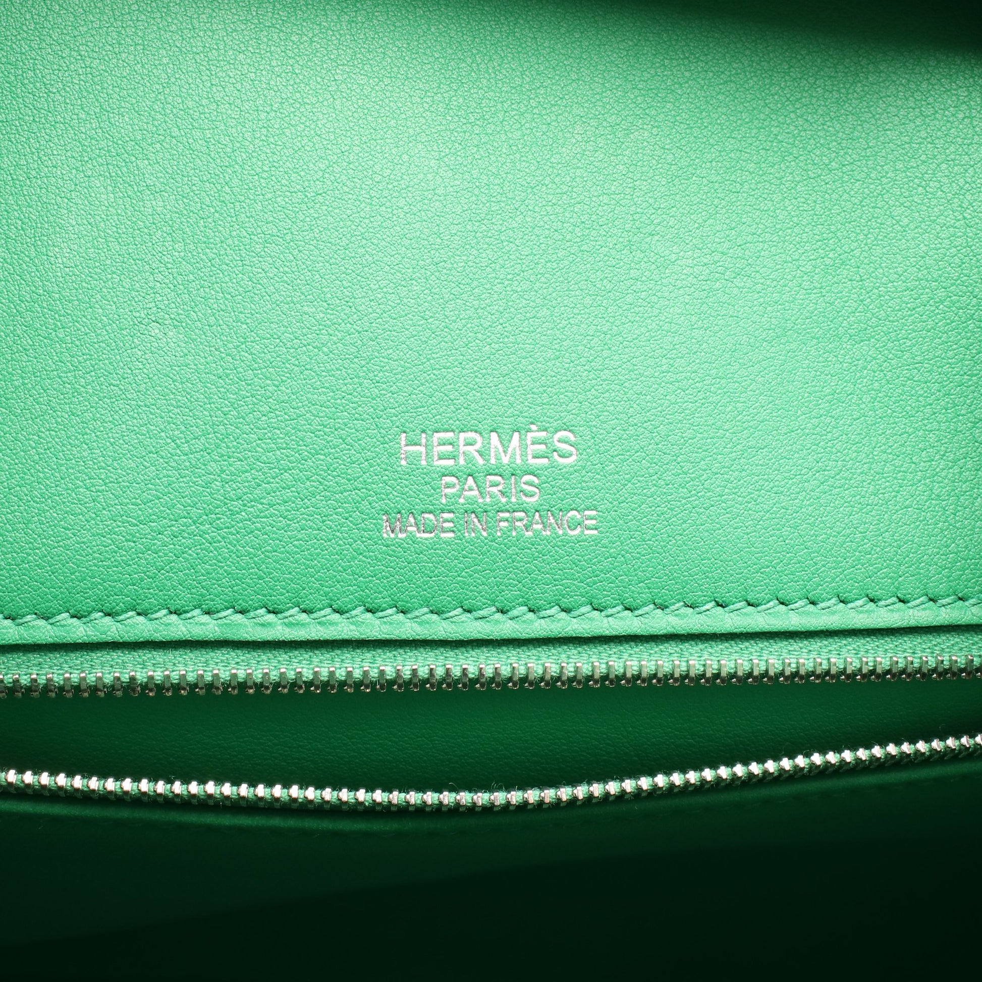 バーキン35 ギリーズ バンブー ハンドバッグ トゴ グリーン シルバー金具 T刻印 エルメス バッグ HERMES