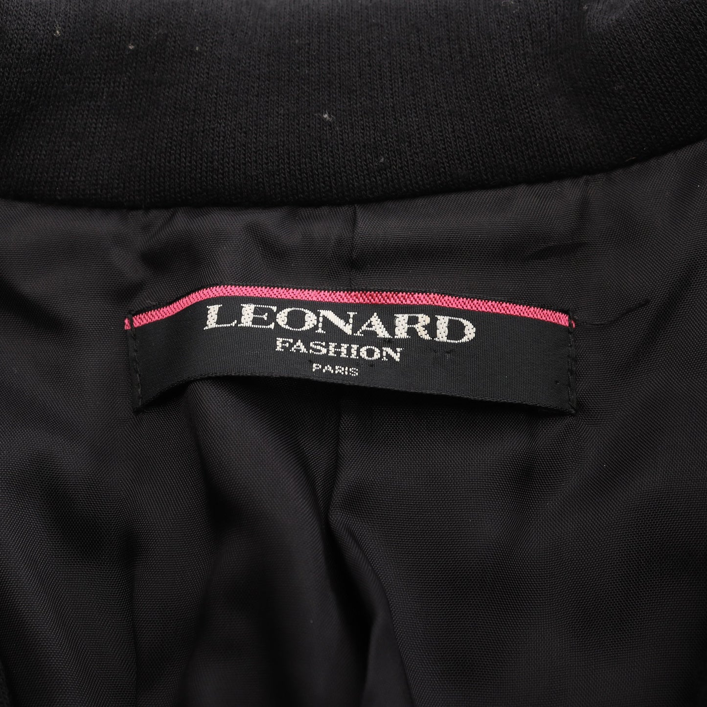ジャケット ボタニカル柄 ウール シルク ブラック マルチカラー キルティング切替 レオナールファッション アウター LEONARD FASHION