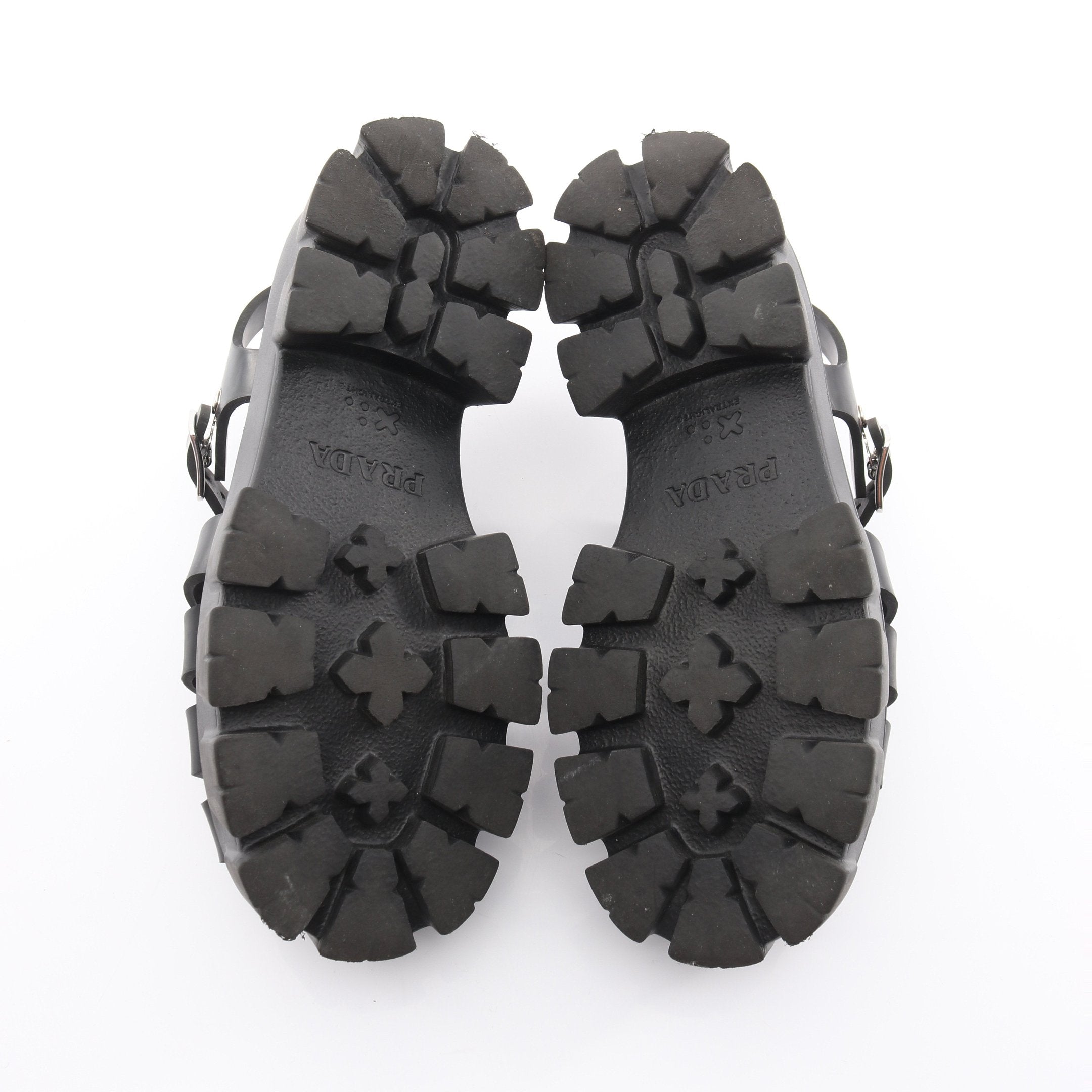 モノリス サンダル ラバー ブラック 三角プレート プラダ – RECLO