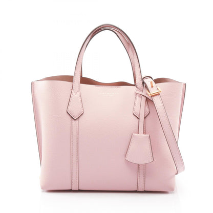 ペリー スモール トリプルコンパートメント ハンドバッグ レザー ライトピンク 2WAY トリーバーチ バッグ TORY BURCH