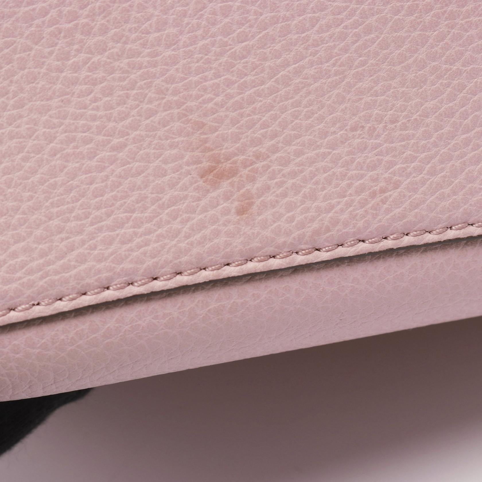 ペリー スモール トリプルコンパートメント ハンドバッグ レザー ライトピンク 2WAY トリーバーチ バッグ TORY BURCH