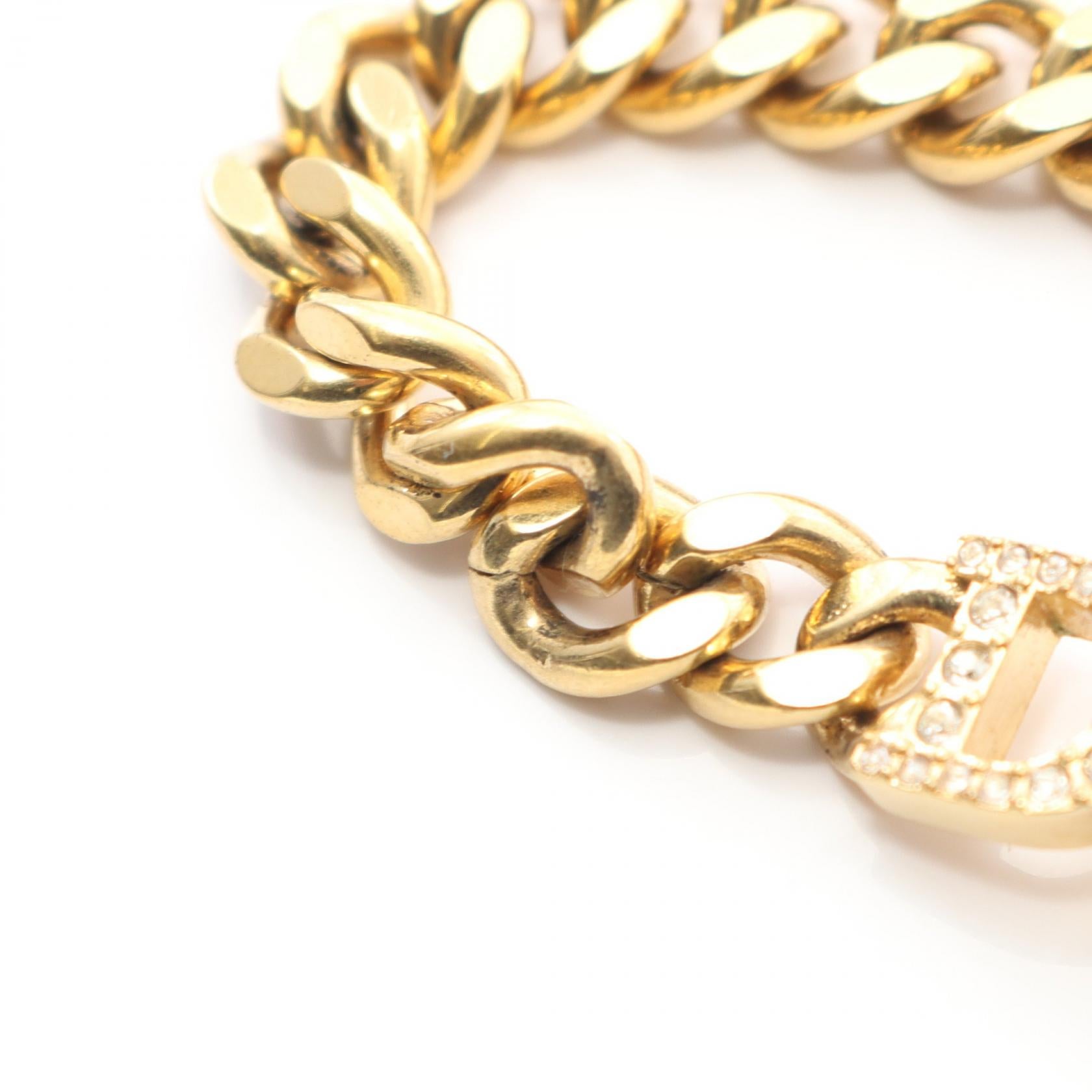 Dio(r)evolution ブレスレット GP ラインストーン ゴールド クリア