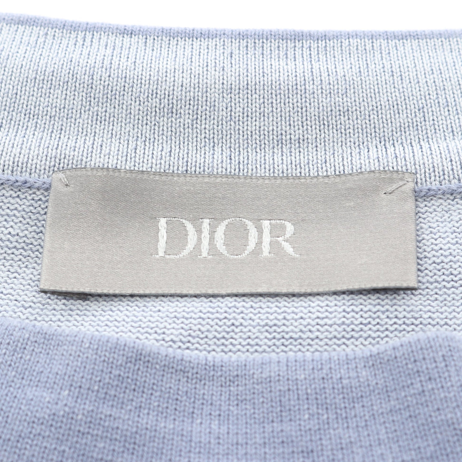 Christian Dior Couture Tシャツ 半袖 コットン ブルー ディオール トップス DIOR