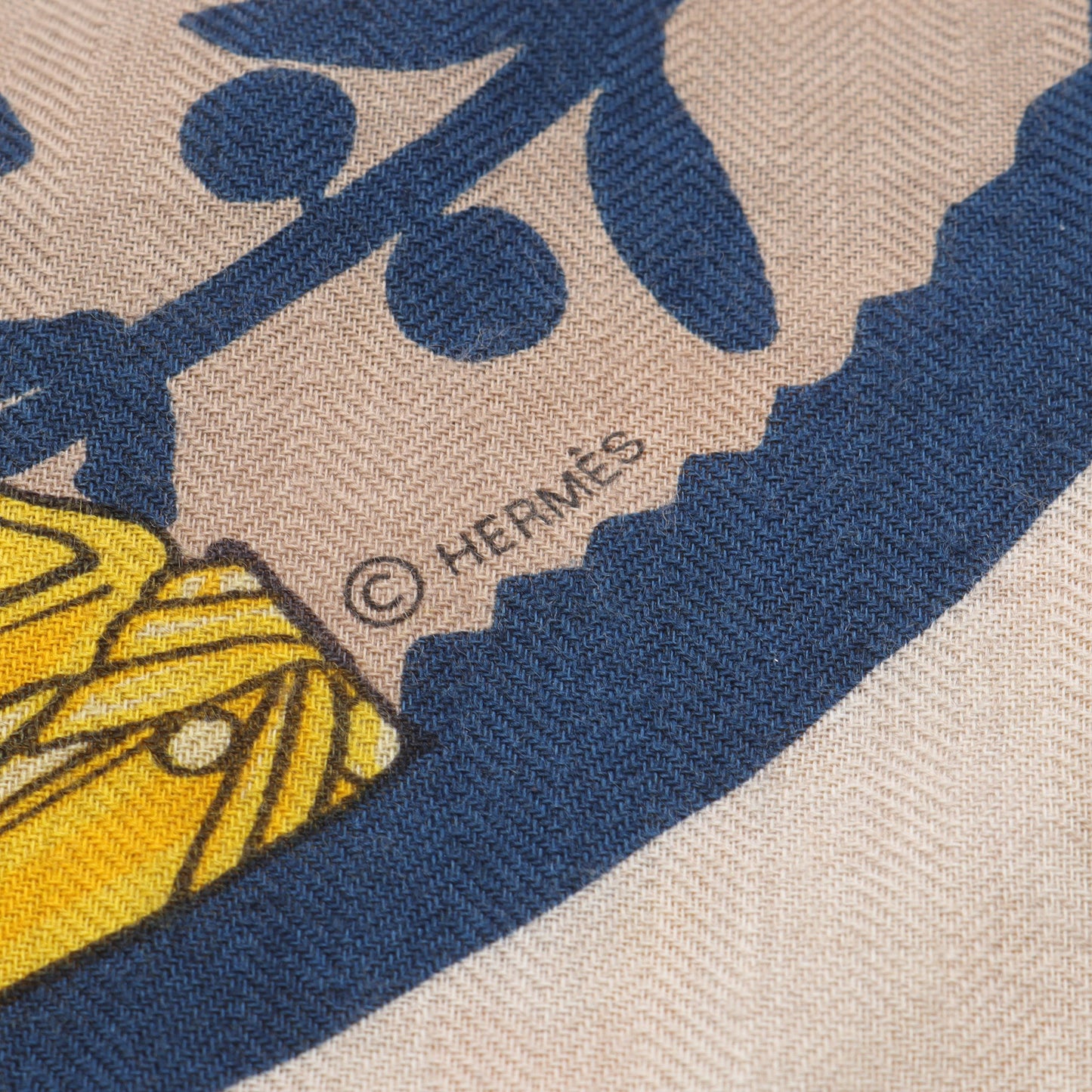 トライアングルジェアン ETRIERS スカーフ ショール カシミヤ シルク  