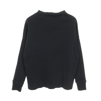アナグラム Tシャツ クルーネック 長袖 コットン ブラック ロエベ トップス LOEWE