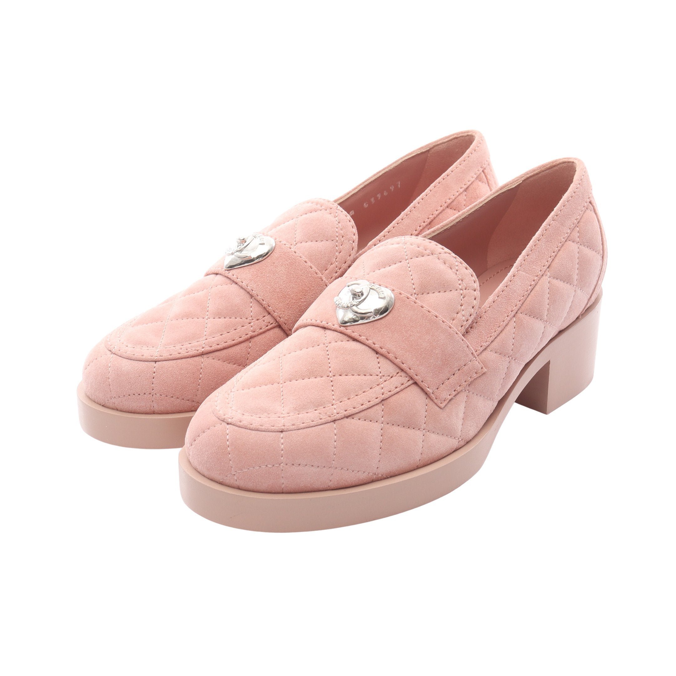 CHANEL ココマーク ターンロック マトラッセ ローファー 39 CHANEL 39 ココマーク ターンロック マトラッセ ローファー