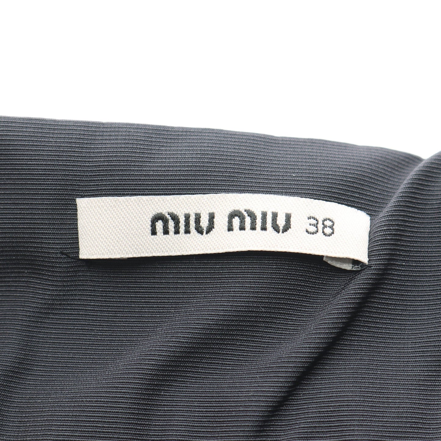 フレア スカート ダークグレー ミュウミュウ ボトムス miu miu