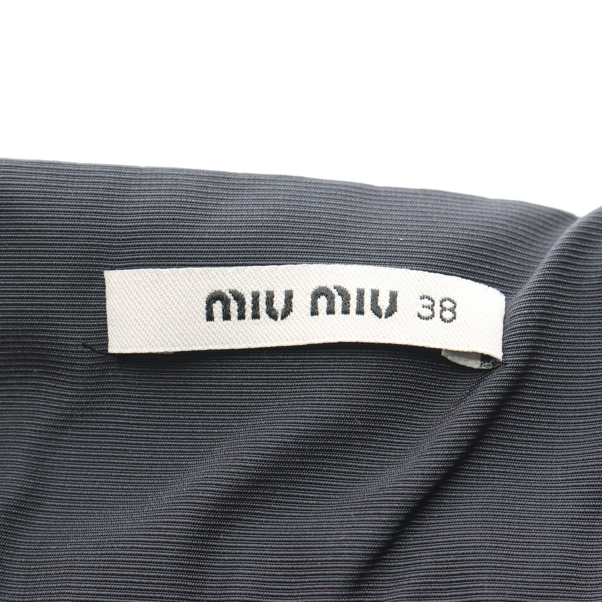 フレア スカート ダークグレー ミュウミュウ ボトムス miu miu