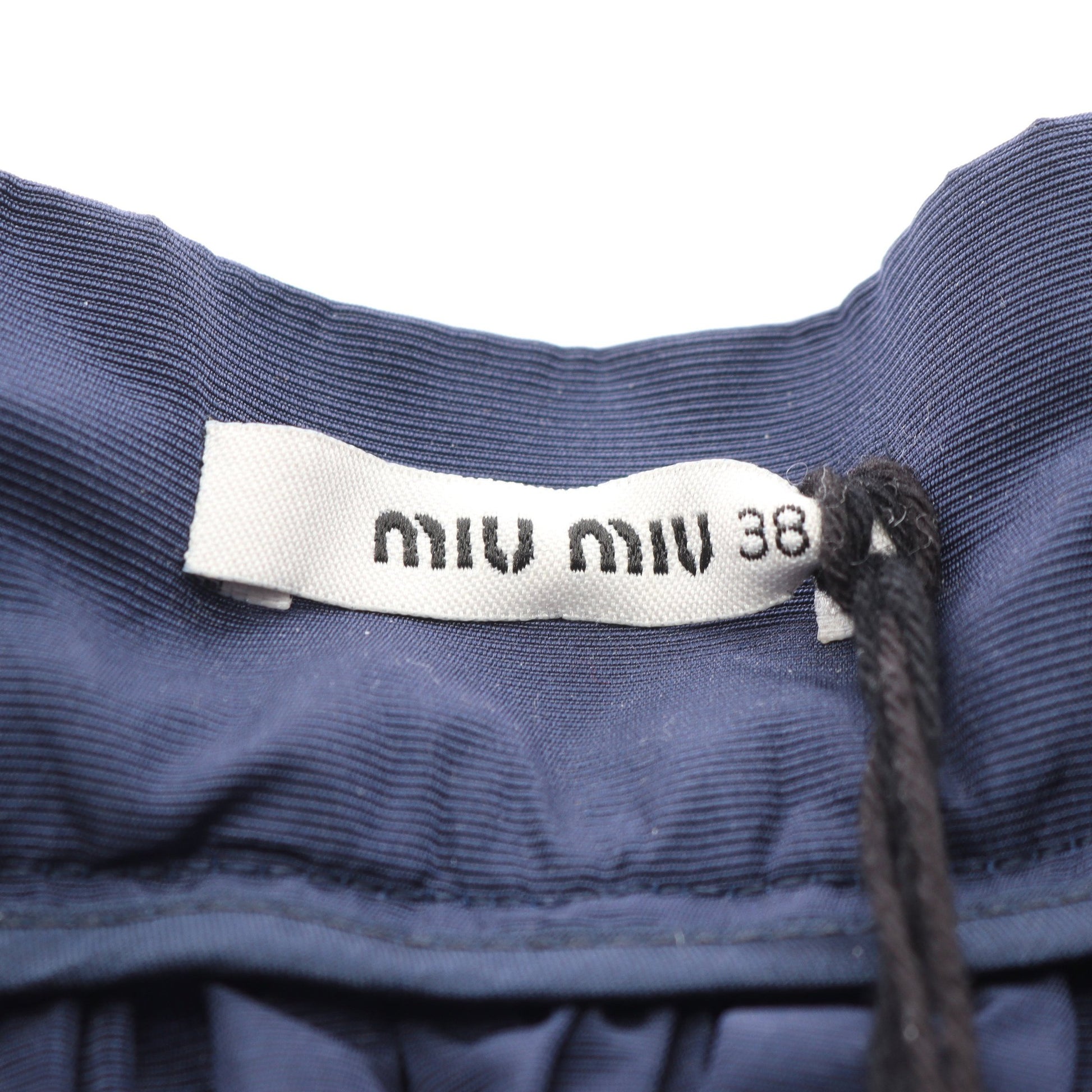 フレア スカート ネイビー ミュウミュウ ボトムス miu miu