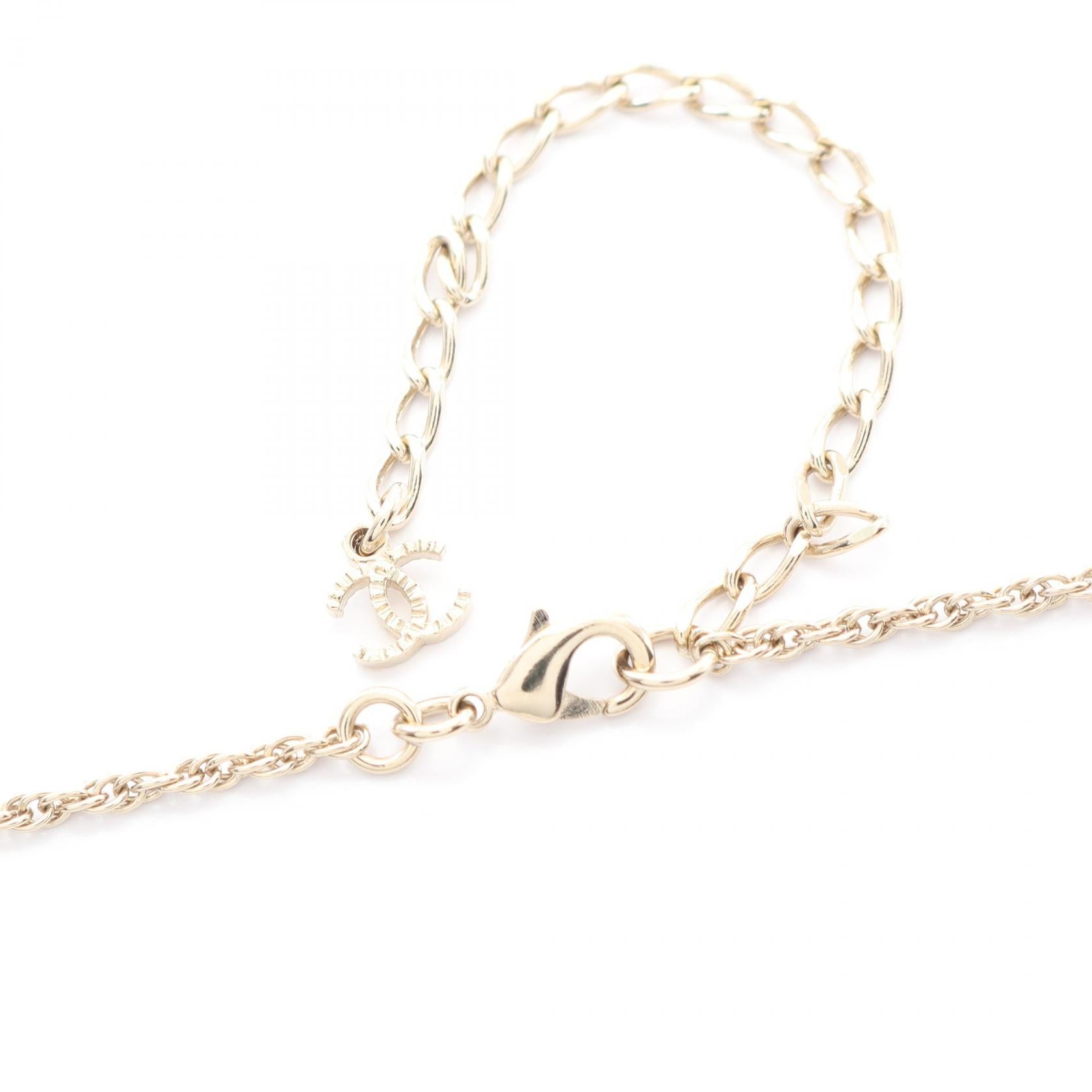 ココマーク スター ネックレス GP ラインストーン ゴールド マルチ