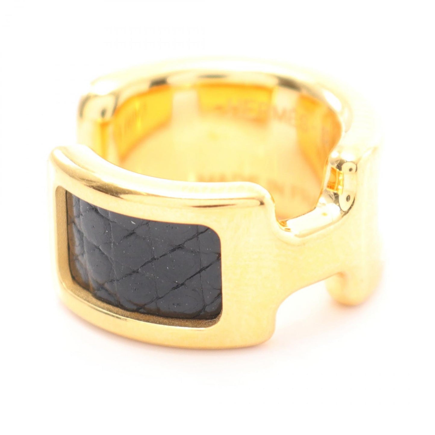 オランプPM イヤーカフ GP ヴォーエプソン ゴールド ブラック エルメス  