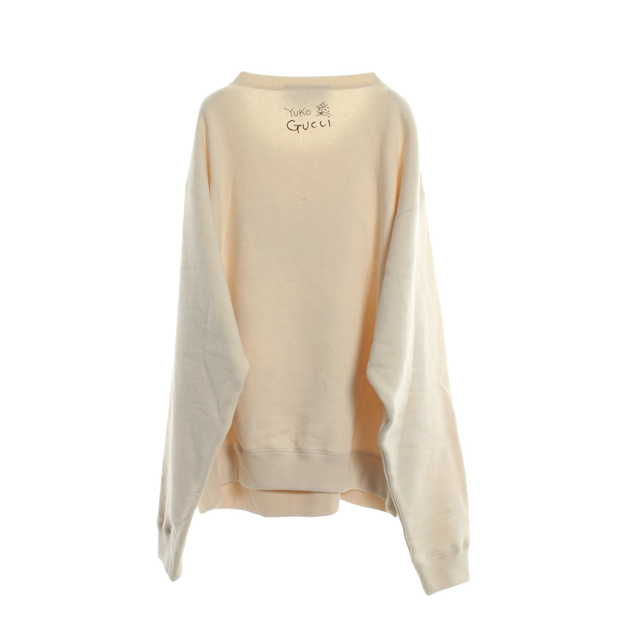 GUCCI × ヒグチユウコ スウェットシャツ コットン アイボリー ブラック