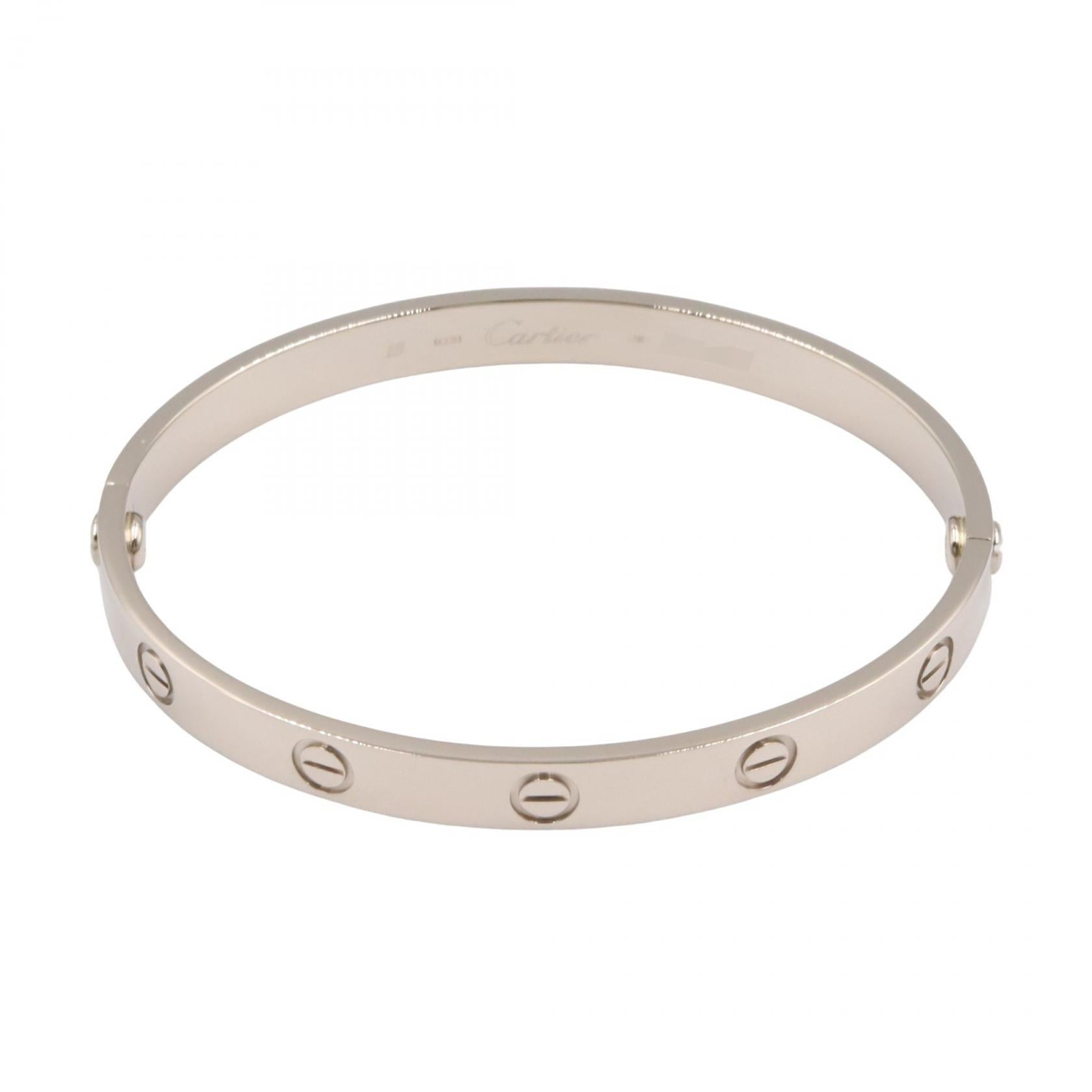 ラブブレス ブレスレット K18WG ホワイトゴールド カルティエ – RECLO