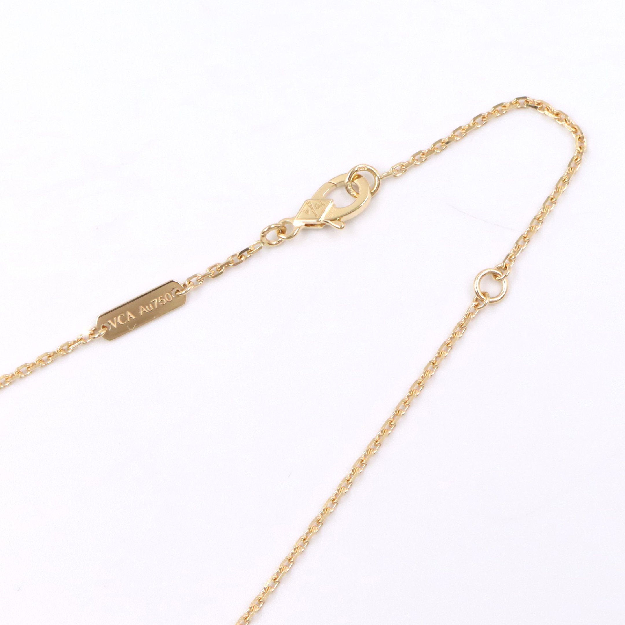 ヴィンテージアルハンブラ マザーオブパール ネックレス K18YG