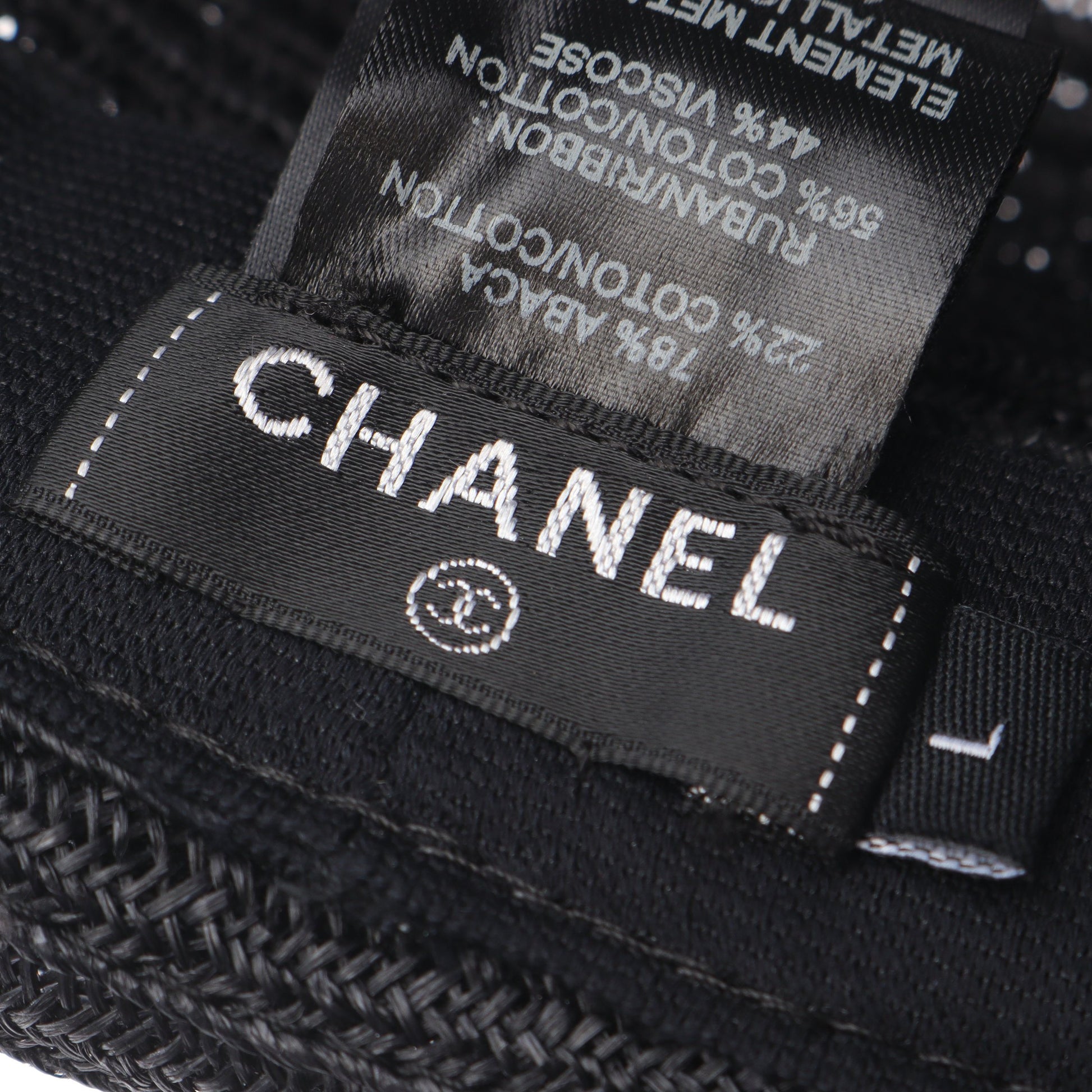 ココマーク ハット ファブリック コットン ブラック シャネル 財布・小物 CHANEL